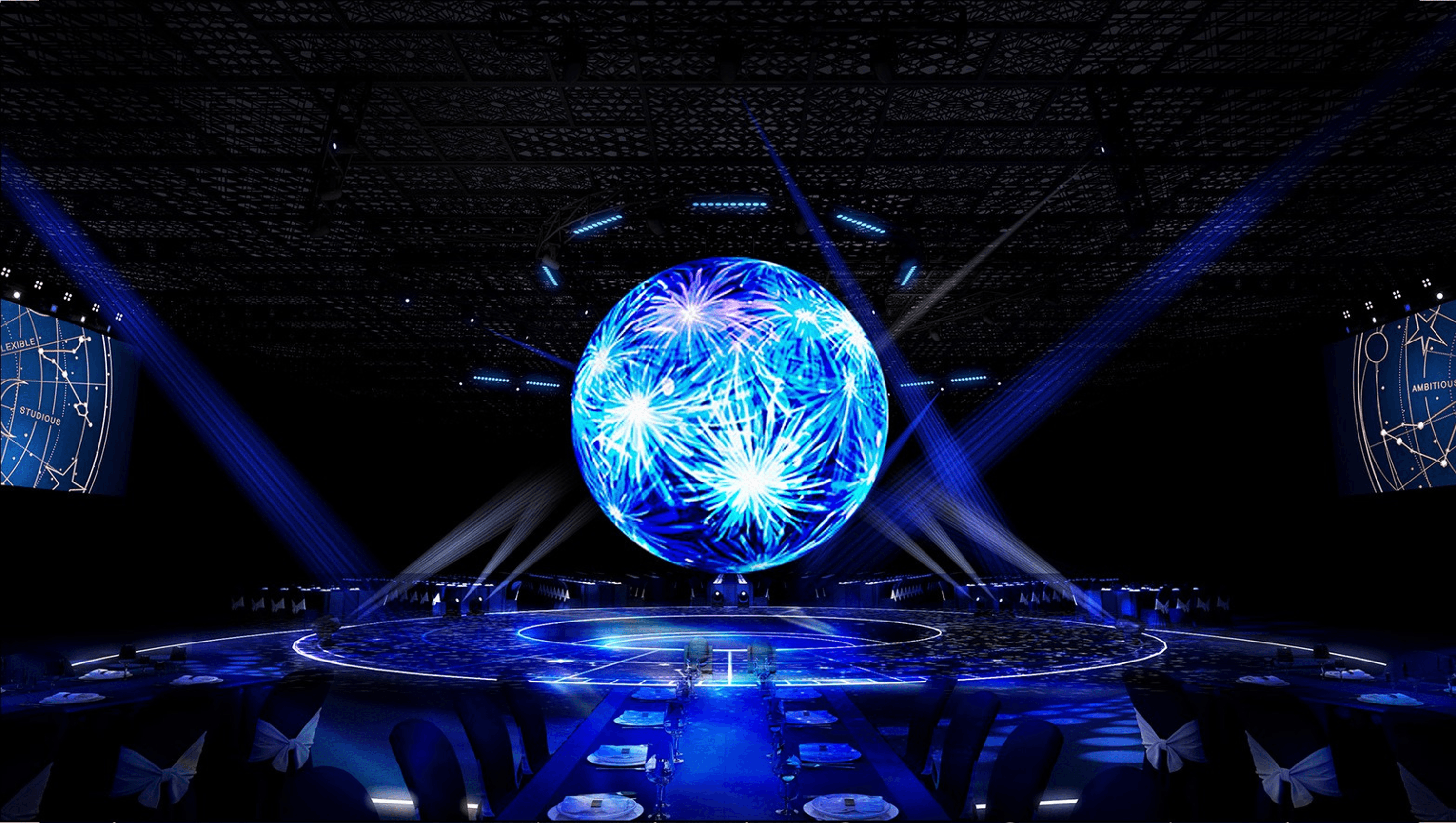 Sound, light & visual mixing console